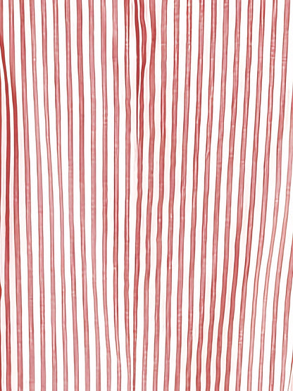 Randig sommarklänning dam – A-linje med fickor