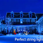 MeteorLjusSol™ – LED Ljusslinga med Solcell och Effekter