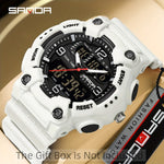 Klocka Tobias (digital herrklocka med dubbeltid, alarm & vattenskydd 50 m)