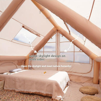 Uppblåsbart tält 8–10 personer – 4-säsongs glampingtält