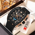 Klocka Daniel (digital/analog herrklocka med nattbelysning & datum)