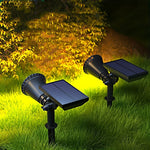 SolarSpotLights™ – 2-pack RGB LED Solspotlights Utomhus
