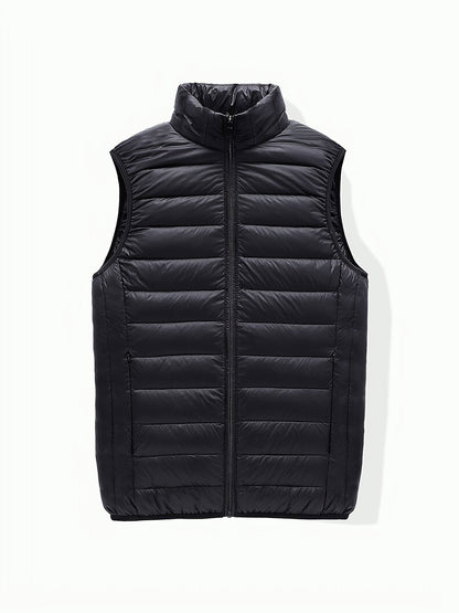 Lättviktsjacka herr – ståkrage & zip-up design för vår/höst