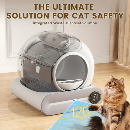 Självrengörande Robotlåda för Kattströ