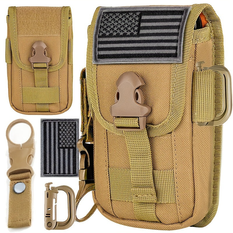 Midjeväska – MOLLE bältesväska med flaskhållare & fack