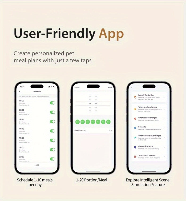 Smart WiFi Katmatautomat med Appkontroll