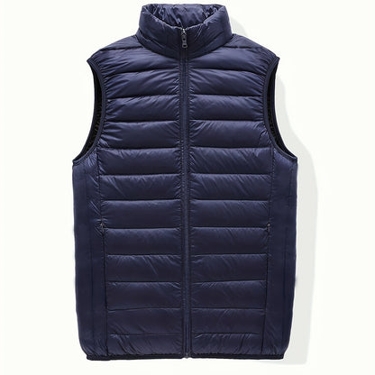 Lättviktsjacka herr – ståkrage & zip-up design för vår/höst