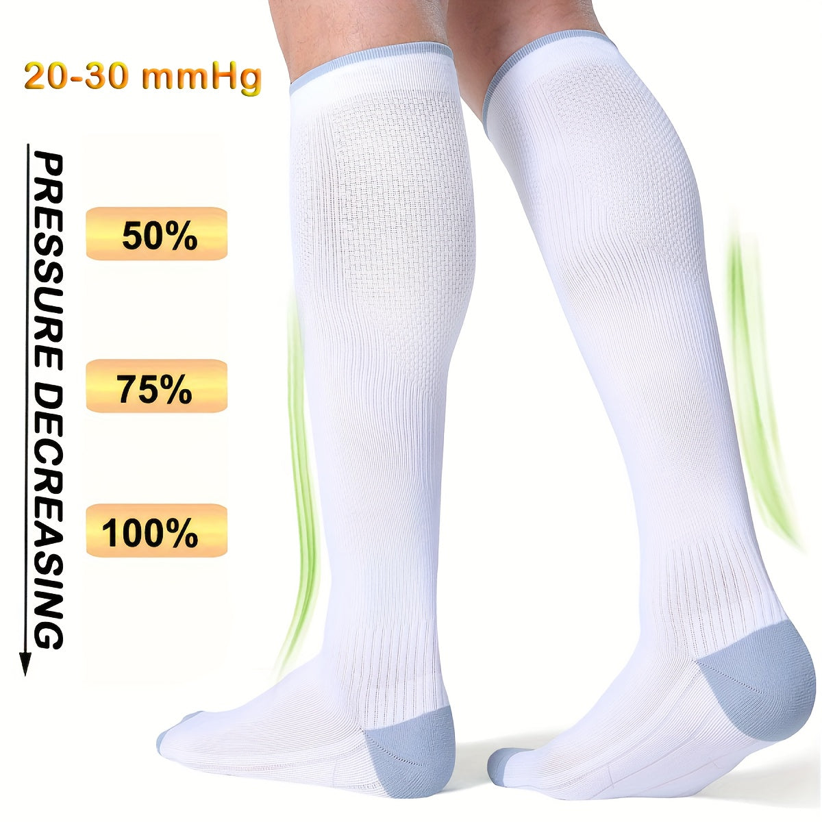 KompressionsStrumpor™ – Unisex Knästrumpor för Sport & Resa