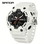 Klocka Tobias (digital herrklocka med dubbeltid, alarm & vattenskydd 50 m)