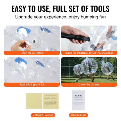 Uppblåsbar Bumperboll för Utomhuslek