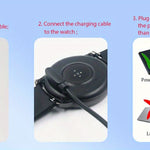 Digital herrklocka – stor display & fitness­spårning