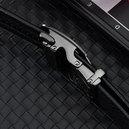 Lejonbältet – Automatisk Spänne för Män