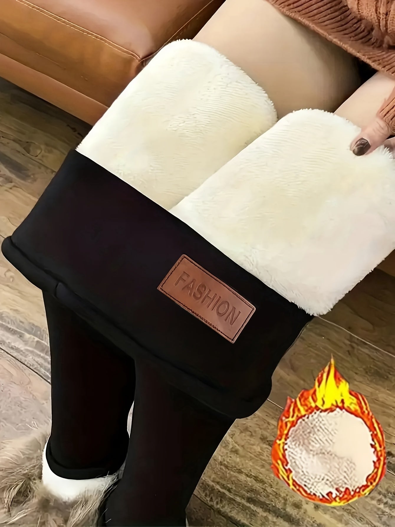 VärmeLeggings™ – Fodrade Hög Midja