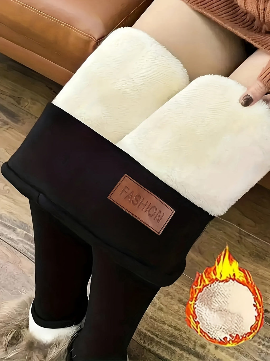 VärmeLeggings™ – Fodrade Hög Midja