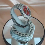 Klockset Erik (6-delat herrset med kvartsur & metallarmband)