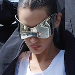 Y2K retro glasögon – stora modeglasögon