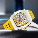 Klocka Martin (herrklocka i vinfat-design med datum, kronograf & vattenskydd 3ATM)