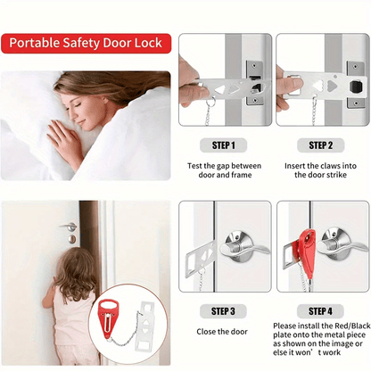 SafeLock™ – Portabel Dörrsäkerhet med Nyckelring