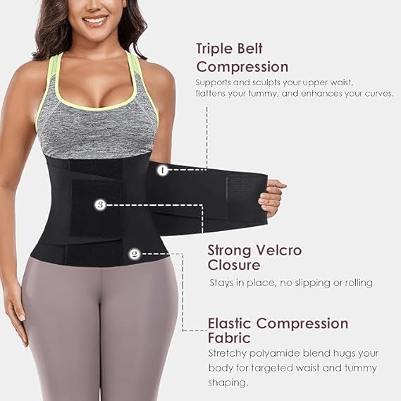 FormBälte™ – Justerbart Midjebälte för Viktkontroll & Stöd