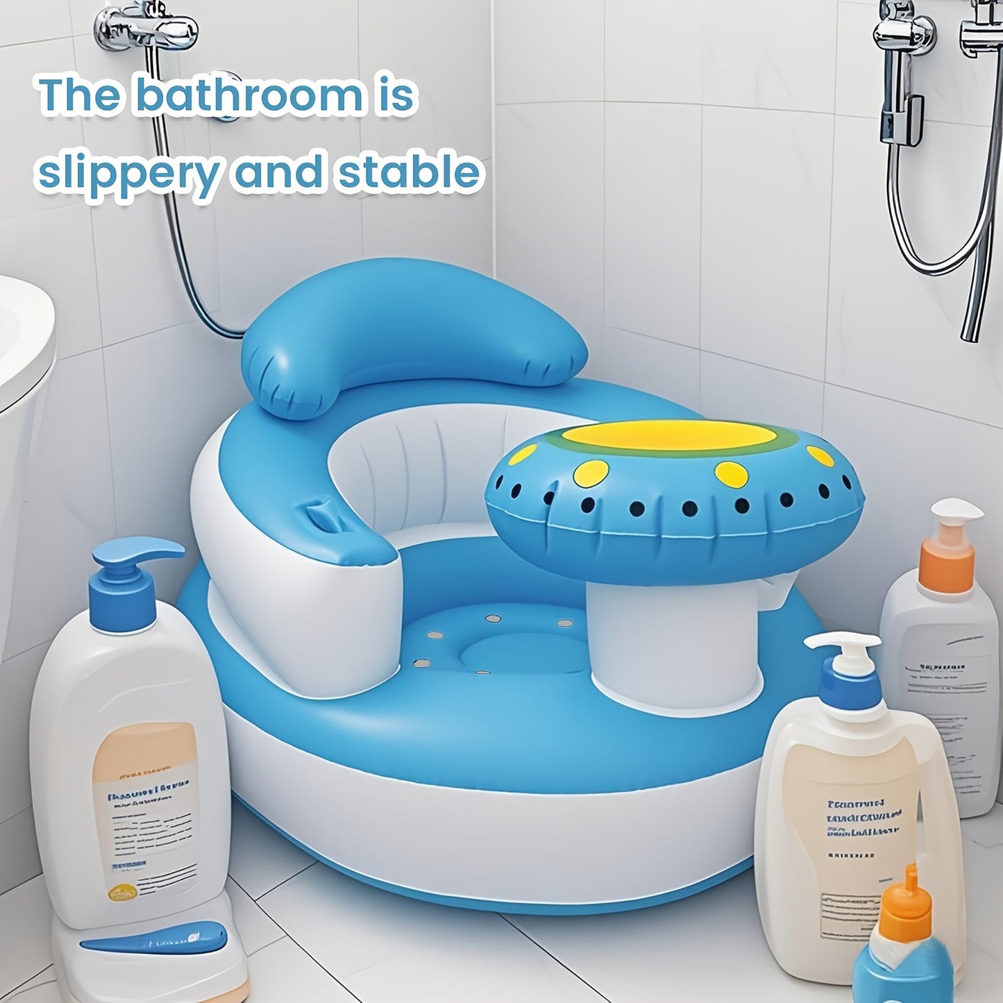 Uppblåsbar Barnfåtölj med Stöd