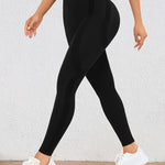 Höga Träningstights med Push-Up Effekt – Perfekta för Gym & Yoga