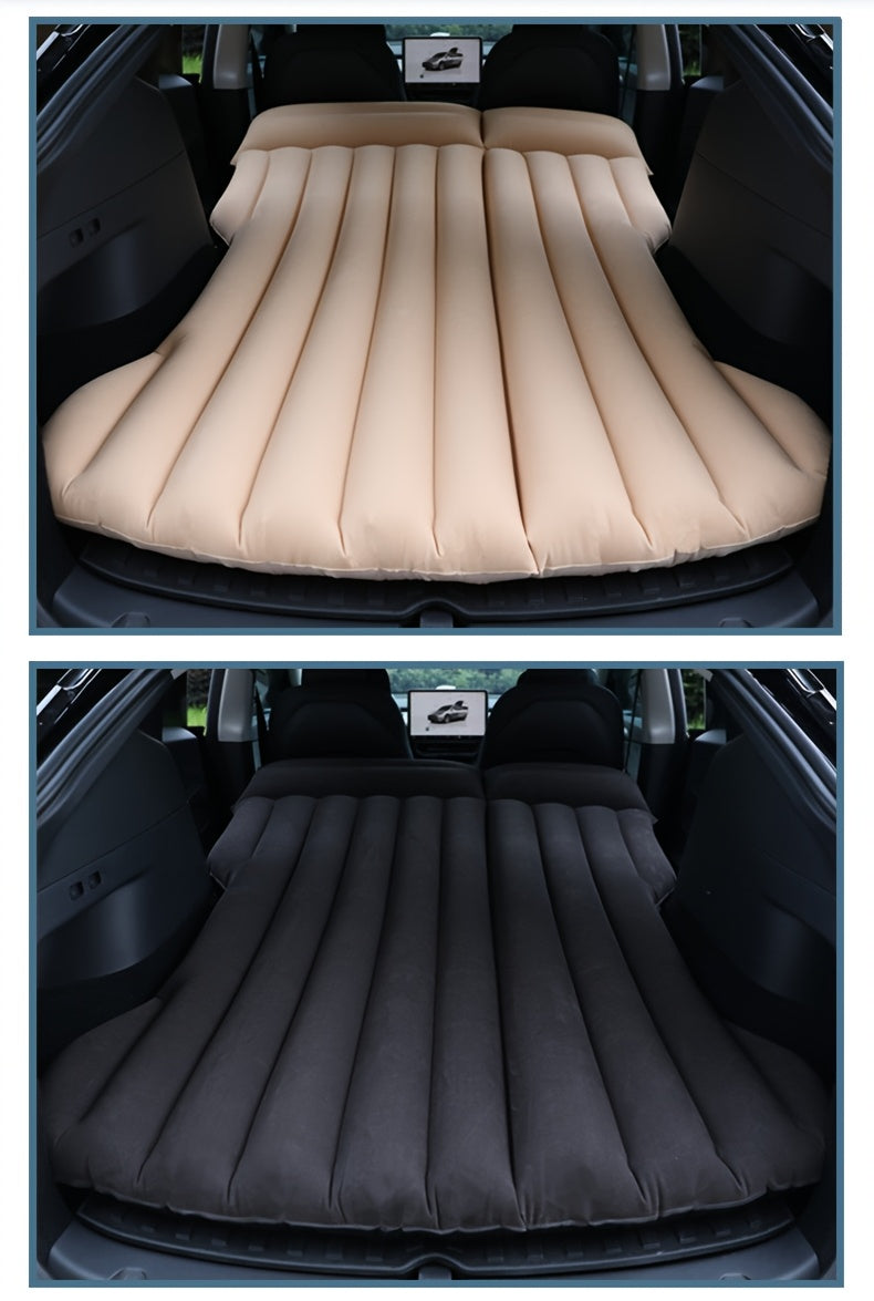 Uppblåsbar Bilmadrass – Resesäng med Kuddar för Camping & Bil