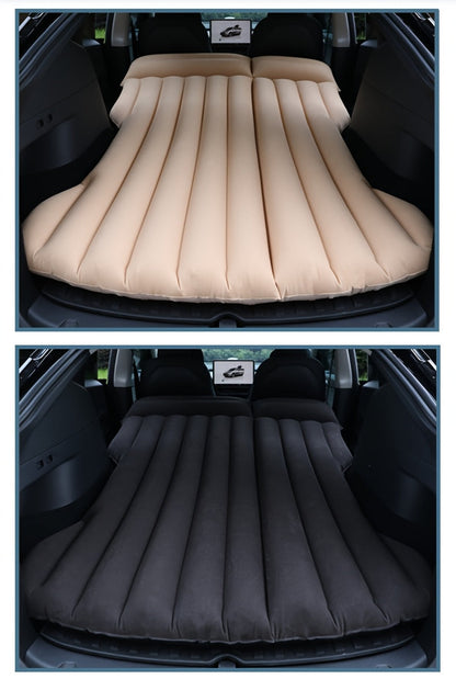 Uppblåsbar Bilmadrass – Resesäng med Kuddar för Camping & Bil