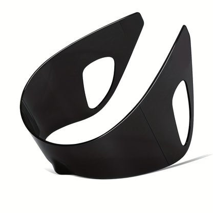 Y2K futuristiska glasögon – oversized skölddesign