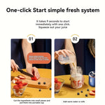 USB Laddningsbar Juiceblender – Portabel med 2 Muggar & Sexbladig Kniv