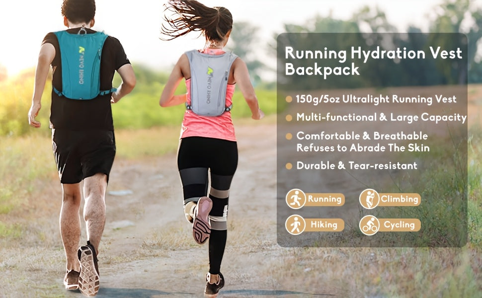 Löparväst med 5.5L Vattenblåsa