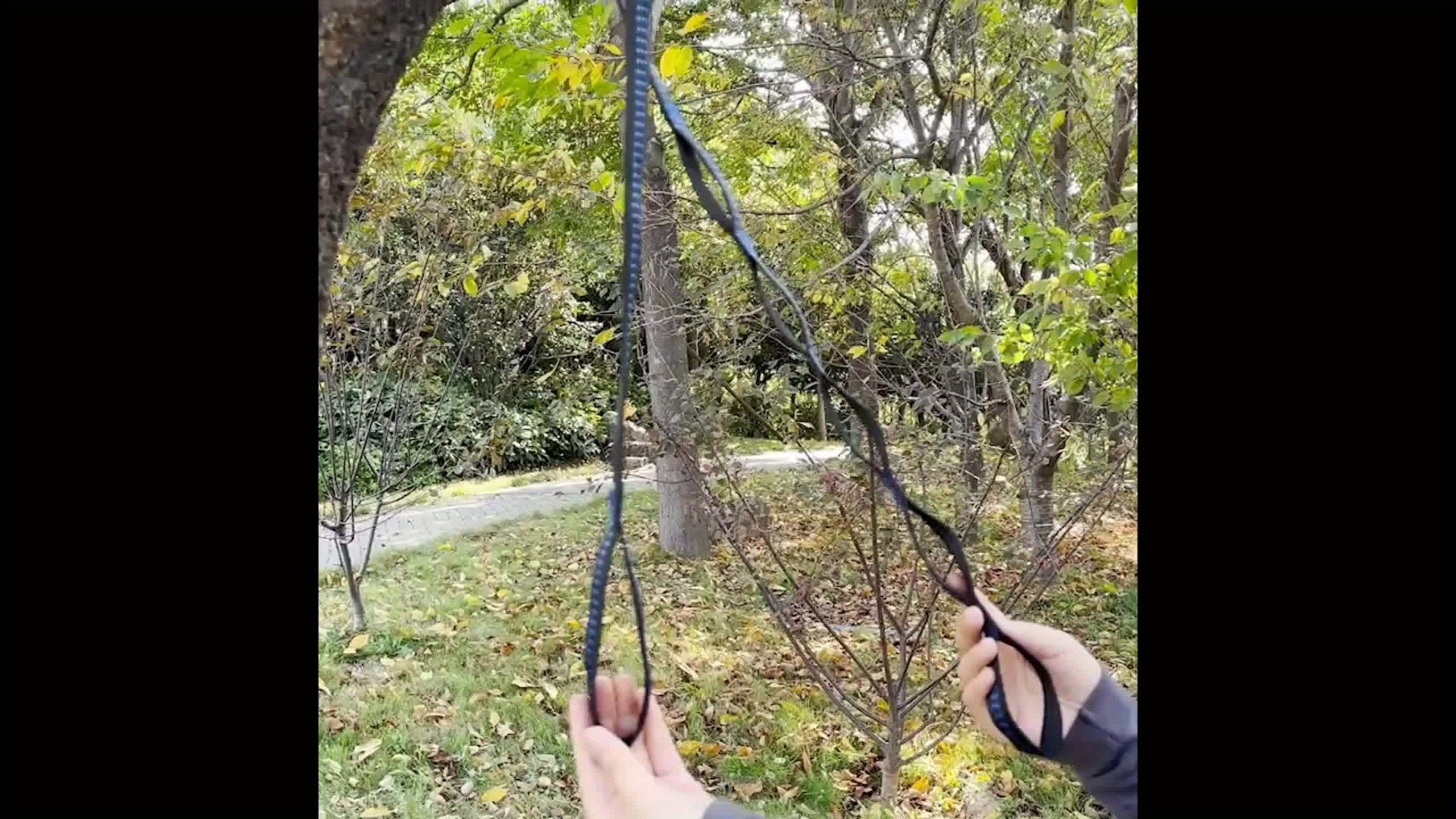 Hängmatta Stol med Kuddar och Canvas Förvaring