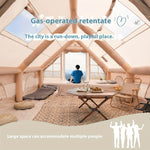 Uppblåsbart tält 8–10 personer – 4-säsongs glampingtält