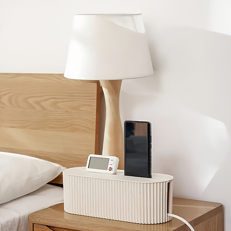 KabelBox™ – Praktisk Kabelorganisatör med Lock