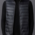 Herrväst ståkrage – lätt väst för vår & höst