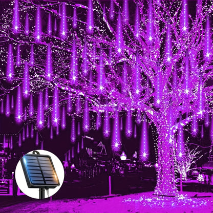 MeteorLjusSol™ – LED Ljusslinga med Solcell och Effekter