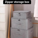 TygBox™ – Vikbar Förvaringslåda med Lock (2-pack)