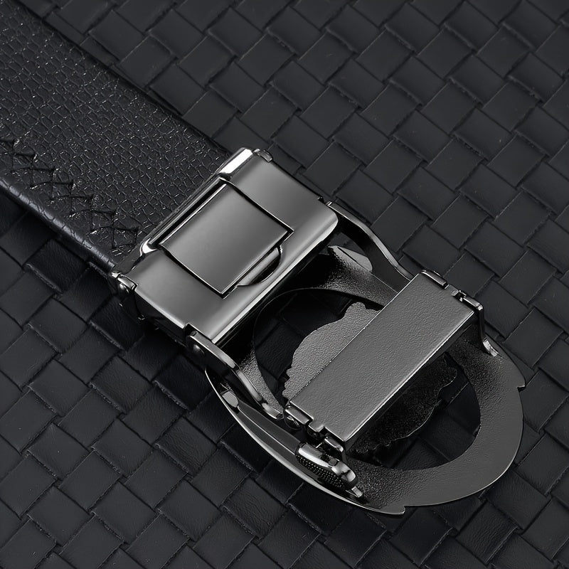 Lejonbältet – Automatisk Spänne för Män