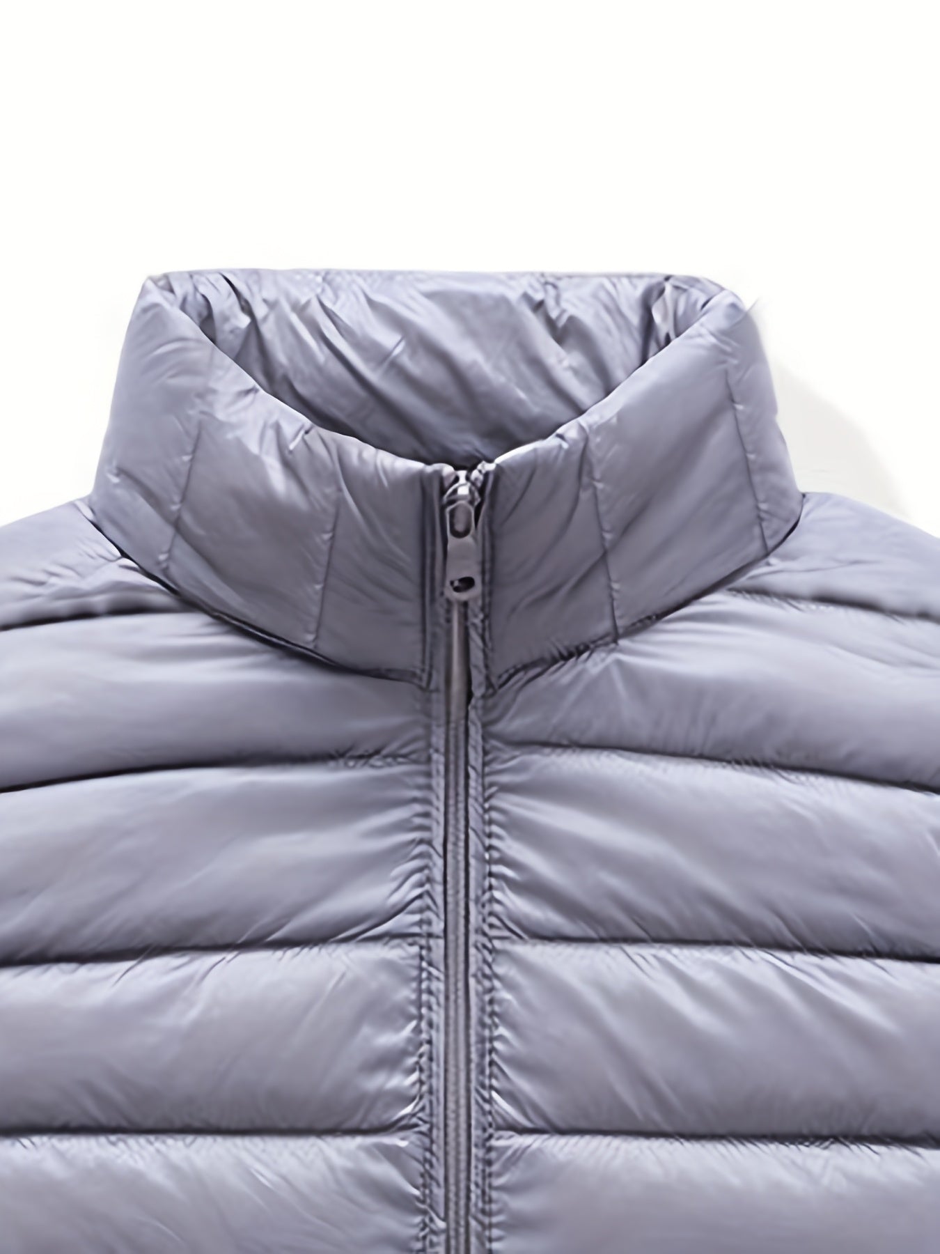 Lättviktsjacka herr – ståkrage & zip-up design för vår/höst