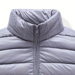 Lättviktsjacka herr – ståkrage & zip-up design för vår/höst