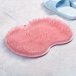 Fot- och Rygg Skrubbmatta – Silikon, Väggmonterad