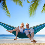 Extra Stor Camping Hängmatta – 3x2 m med Tillbehör