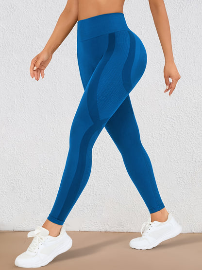 Höga Träningstights med Push-Up Effekt – Perfekta för Gym & Yoga