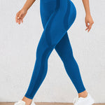 Höga Träningstights med Push-Up Effekt – Perfekta för Gym & Yoga