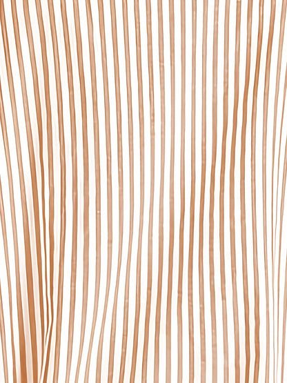 Randig sommarklänning dam – A-linje med fickor