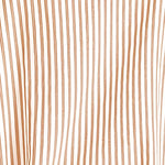 Randig sommarklänning dam – A-linje med fickor