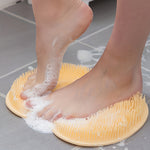 Fot- och Rygg Skrubbmatta – Silikon, Väggmonterad