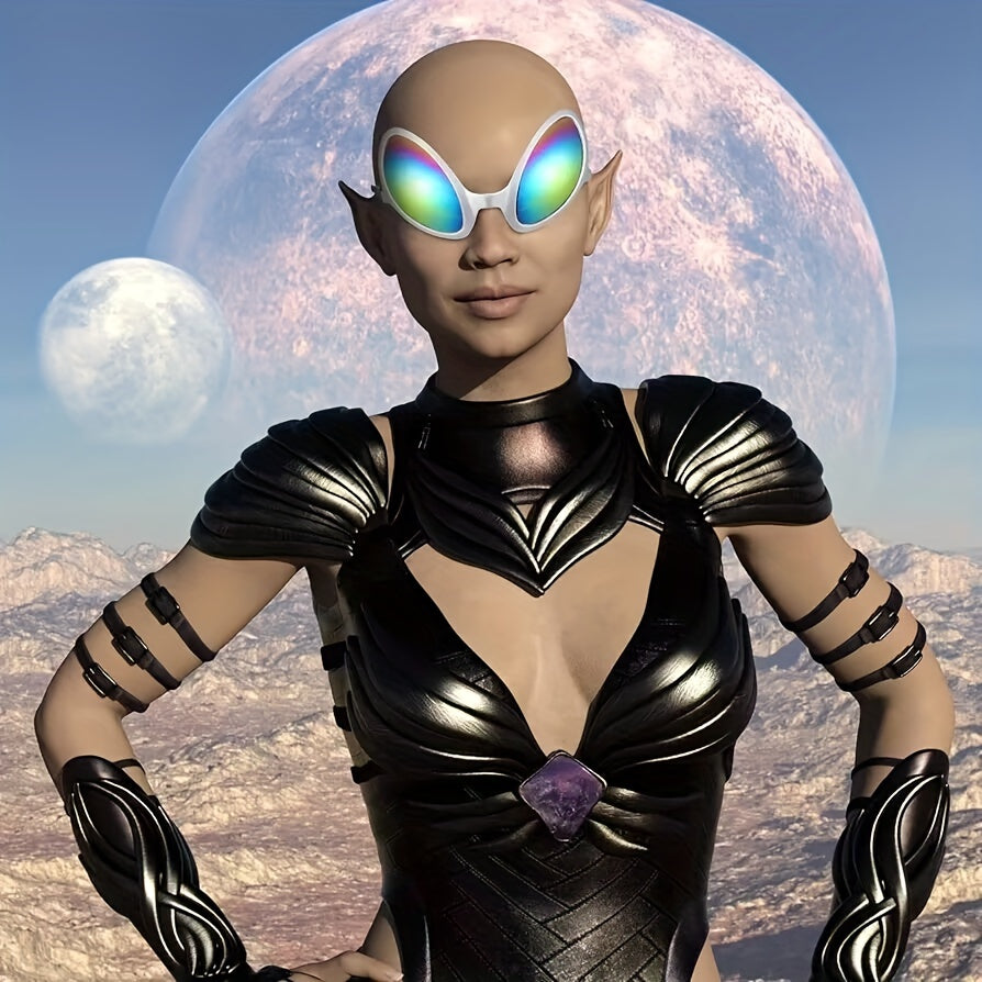 UFO glasögon 12-pack - maskeradtillbehör & fest