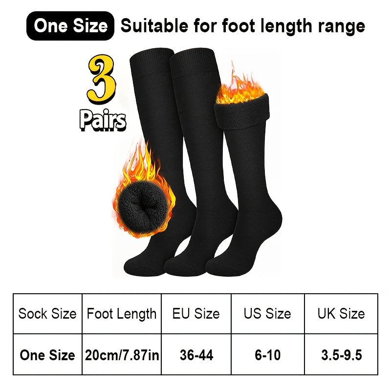 LångVärme – 3 par knästrumpor för vinter