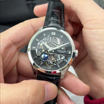 Klocka Rasmus (automatisk herrklocka med skelett-urtavla & tourbillon-inspirerad design)