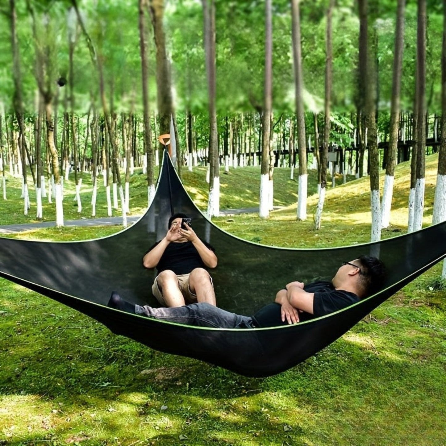 Utomhus Triangulär Hängmatta – För Flera Personer